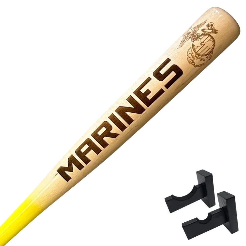 U.S. Marines Laser Engraved Baseball Bat – Official Style Military